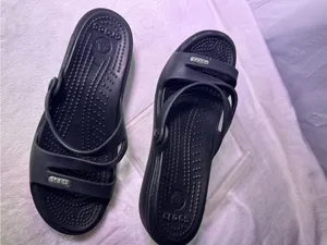 CROCS Black Dual-Strap Slide Sandals thumbnail 3
