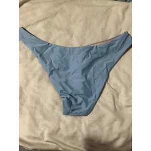 J. Crew Light Blue Bikini Swim Bottom Cheeky Medium thumbnail 2