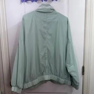 Fabletics mint green lightweight full zip pocket hooded windbreaker jacket XXL‎ thumbnail 7