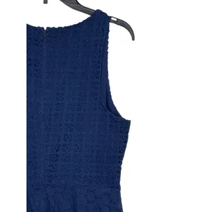 Old Navy Women's‎ Dress Short Fully Lined Sleeveless Scoop Neck Cotton Blue 12 thumbnail 9