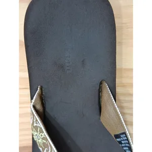 L.L. Bean Women's Maine Isle Flip Flops Brown Sun Motif Thong Sandals Size 7 M thumbnail 10