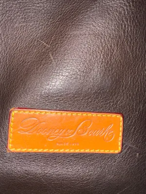 Dooney & Bourke Florentine Kristen Black Leather Shoulder Tote Bag thumbnail 2