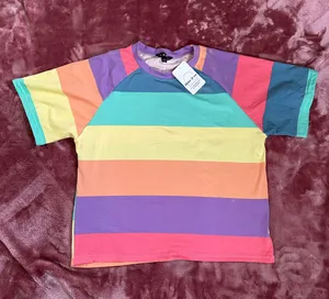 Boutique RAINBOW STRIPED PJ SET thumbnail 3