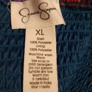Jessica Simpson Colorful Dress Size XL thumbnail 4