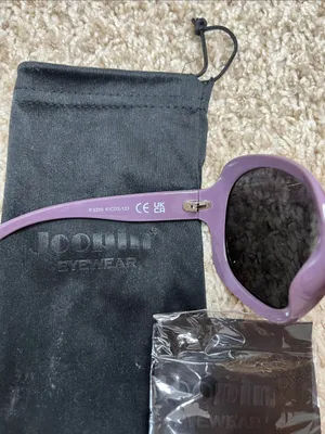 NIB Joopin Black Round Oversized Sunglasses thumbnail 5