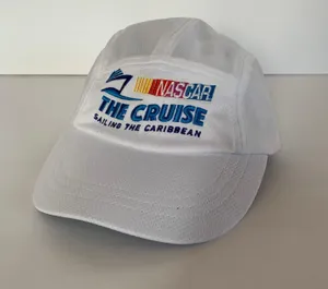 White/Blue NASCAR The Cruise Embroidered Colorful Racing Baseball Cap Hat thumbnail 1