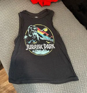 Jurassic Park tank top Gray thumbnail 1