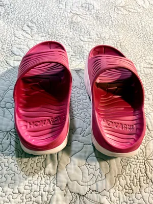 💥 HOKA ONE ONE Ora Recovery Slide Festival Fuchsia Butterfly Women’s 9 🧡 thumbnail 3