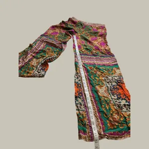 Flying Tomato Womens Wide Leg Palazzo Pants Baroque Scarf Print Multi M IP4907 thumbnail 6