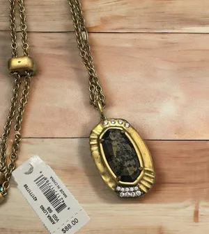 NWT! Kendra Scott Anna 14K Goldplated Pendant Necklace thumbnail 6
