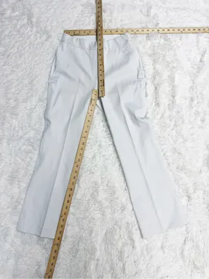 SPANX On-The-Go Kick Flare Pants White Size Small Stretch Pull On thumbnail 7