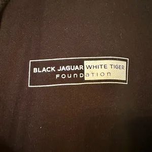 Black Jaguar and White Tiger Foundation - Black Zip-Up Hoodie - Brand new! thumbnail 6