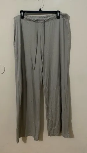32 Degrees Light Gray Wide-Leg Drawstring Pants thumbnail 1