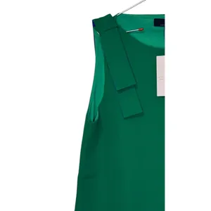 Abbey Glass Women Dress Michelle Shift Sleeveless Bow Detail Kelly Green XL‎ NWT thumbnail 3
