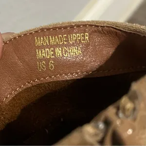 Mi.iM. Bohemian Western Suede Booties Size 6 Tan thumbnail 6