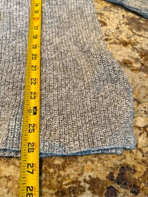J.Crew Mercantile V-Neck Textured Sweater Top in Gray Heathered Size XL thumbnail 8