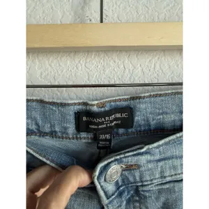 Banana Republic High Rise Straight Ankle Jeans Light Wash‎ Women's Size 33/16 thumbnail 5