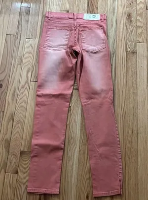 Cheap Monday Tight Washed Red Slim Stretch Jeans. 28/32 thumbnail 5