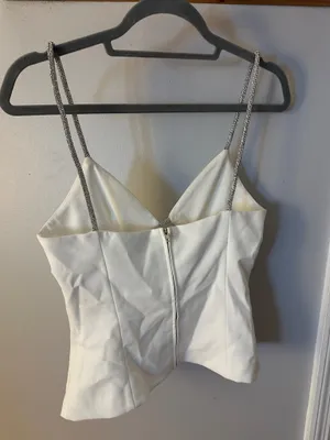Zara Cut Out Sparkle Top  thumbnail 3