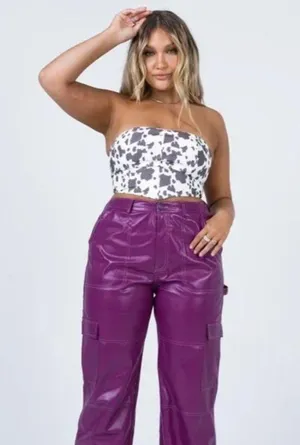 Princess Polly Cow Print Top thumbnail 1