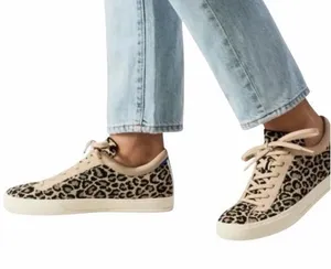 Rothy's The Lace Up Leopard Print Sneakers Women’s Size 7.5 thumbnail 1