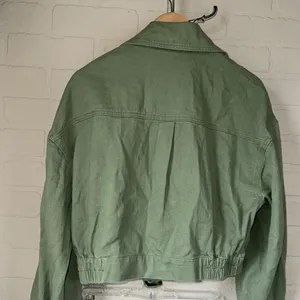 Blank NYC jacket Green Double-Breasted cropped trench medium NEW moto thumbnail 5
