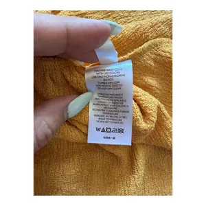 Urban Outfitters Yellow Textured Knit Peplum Cami Top Size XS thumbnail 5