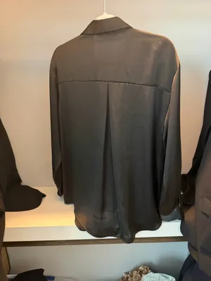 ZARA Silky Top Black thumbnail 3
