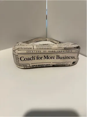 NEW Coach Newsprint Heritage Bundle Nolita 19 + Large Corner Zip Wristlet NWT thumbnail 4