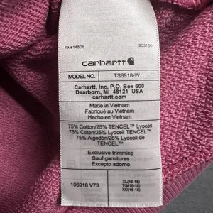 Carhartt Hoodie Womens XL‎ Tencel Fiber Series Loose Fit Sweatshirt Fall NWT thumbnail 11