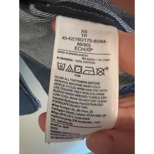 Gap Denim Blazer Women's XS Blue Classic Fit Button Front Jacket‎ Blue thumbnail 9
