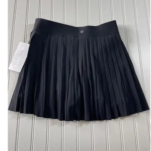Athleta Match Point Pleated Skort Black Featherweight Plissé Tennis Skirt S NWT thumbnail 8