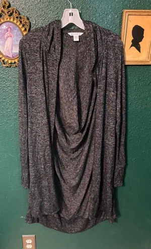 Athleta Women’s Gray Harmony Wrap Open Front Cardigan Sz Small thumbnail 1