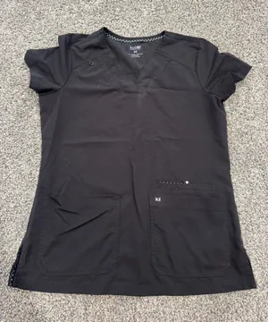 Koi Scrub Top Black Size XS thumbnail 1
