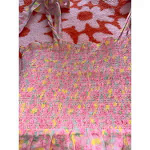 Love shack fancy pink floral top thumbnail 2