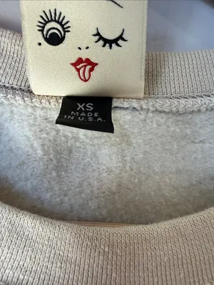 Miss Ladybug Skull & Cat Sweatshirt Red Size XS thumbnail 6