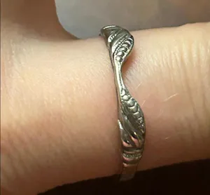 Ring band 925 sterling silver size 9.25 1.86 thumbnail 1