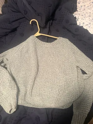 Altar'd State Sage Green Sweater thumbnail 3