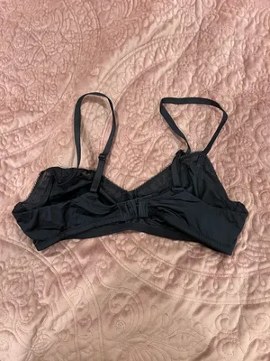 Black Lace-Trim Wireless Bra - Savage X Fenty SM thumbnail 2