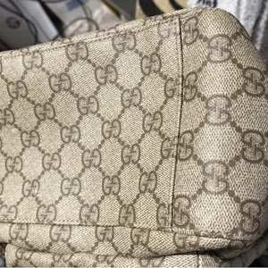 Gucci Supreme GG shopper tote authentic Leather & canvas Very good condition thumbnail 10