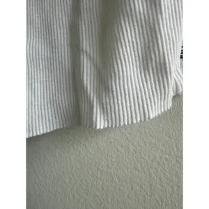 Tna‎ Aritzia White Ribbed Cropped Racerback Tank Top High Neck Small cut thumbnail 5