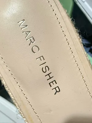 Marc Fisher Lannia Platform‎ Sandal Espadrille Slip-On Size 9 boho resort thumbnail 8