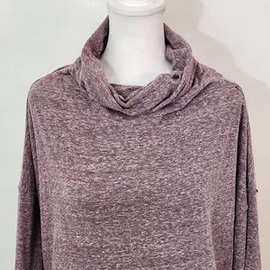 We the Free Plum Oversized Turtleneck Tunic Size XS Free People Purple Top thumbnail 3