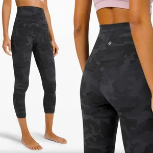 Lululemon Align Nulu Crop 23" Incognito Camo Multi Grey Size 4 thumbnail 2