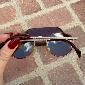 NEW Vtg retro Dakota smith Tortoise shell round sunglasses thumbnail 4