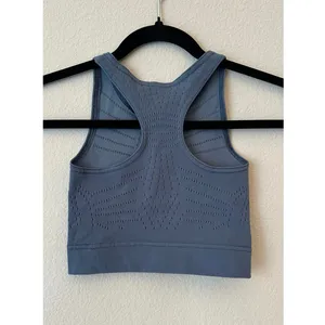 FREE PEOPLE MOVEMENT Blue Capri Crop Athletic Workout Yoga Bra Top Size XS thumbnail 3