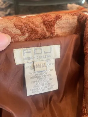 Brown floral pattern Women's Jacket thumbnail 5