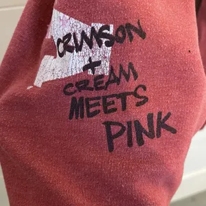 Victoria's Secret Pink Vintage Oklahoma Sweatpants Crimson & Cream Meet Pink Jones Mitchell Tag thumbnail 13