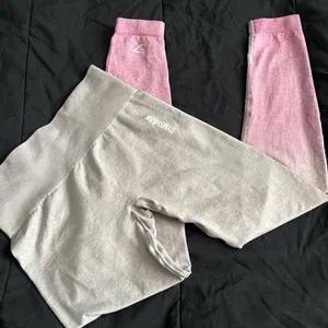 Gymshark Pink Seamless High-Waisted Leggings Size Small thumbnail 2