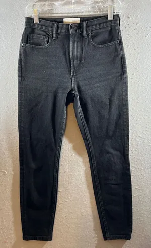 1251 | Everlane High Rise‎ Skinny Stretch Denim Jeans Black Womens 26 thumbnail 1